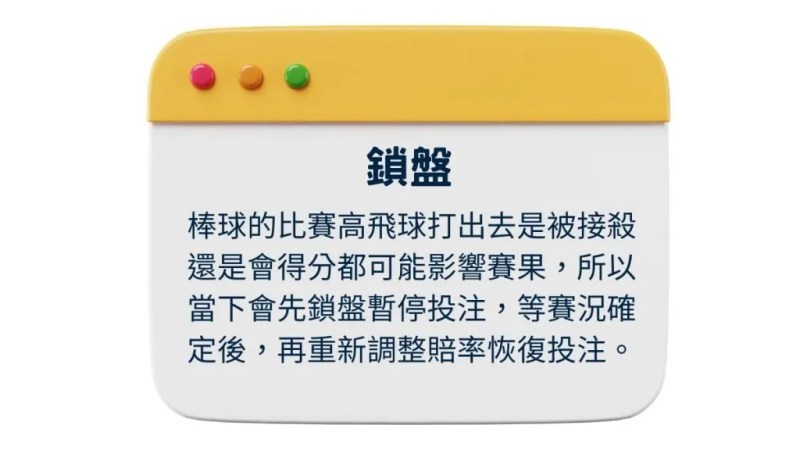 場中投注5個知識-鎖盤
