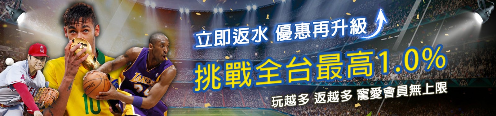 WG娛樂城優惠：優惠再升級，挑戰全台最高1%反水